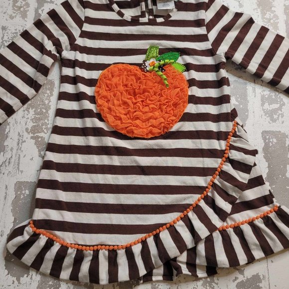 2387 Emily Rose Girl's Size 8 Pumpkin Tunic‎ - Picture 1 of 5
